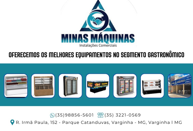 Banner MINAS MÁQUINAS MONTAGENS COMERCIAIS VARGINHA